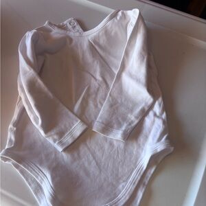 The Beaufort Bonnet Company White Baby Onesie